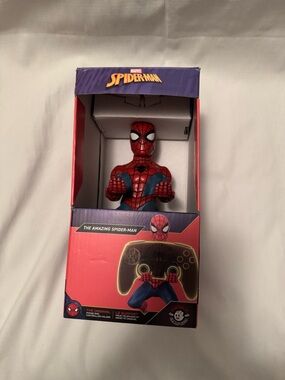 NIB, Marvel Spider-Man Figurine Phone / Controller Holder Endless Possibilities!